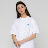 [UNISEX] SKY Cloud Drawing Smile Short Sleeve T-shirt