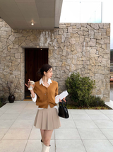 Wanted Pleated Mini Skirt
