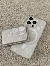 peace and shell magsafe jell hard case+ magsafe card wallet