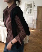 [ORIGINAL] Trick Slim Fit Check Shirt