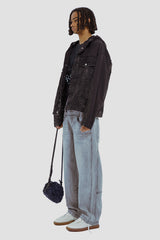 DENIM ANORAK BLACK