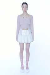 RABITA FUR CARDIGAN pink