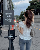 Pure cotton lace blouse