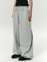 STITCH JOGGER PANTS LIGHT GREY