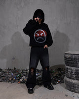 FAITH FADE - Angey Double Layer Hoodie (Black)