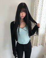 トーニングボレロクロップカーディガン
