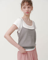 [MADE] KIMI, sheer layered camisole