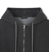 Tain Brushed Pigment Two-Way Zip-Up Hoodie