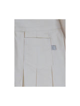 [pepe]cotton pleated wrap skirt (blue)