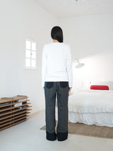 CHECK LACE PANTS (BLACK)
