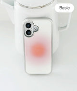 Morning Peach_Silver iPhone Galaxy Case(Basic)