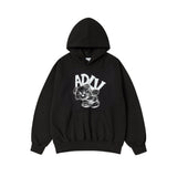 25FW ADLV ピギーバックフーディー ブラック