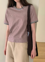 [ORIGINAL] Romi Striped Short Sleeve T-shirt