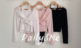 Halter Twisted T-shirt(3color)