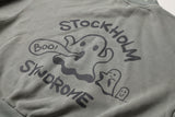 GHOST SWEATSHIRT PIGMENT DYED - GREY