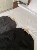 バーティッシュクラシックシルエットキルテッドコート