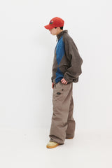 CLASSIC WIDE TRACK PANTS ASH BROWN