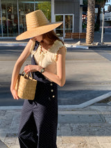 [MADE] CHEHV FRILL KNIT SLEEVELESS