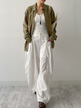 Ethnic Linen Over Fit Shirt