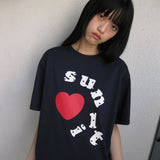 ドットロゴオーバーフィットTシャツ (DARK NAVY)