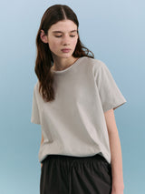 NUBASIC STANDARD ROUND NECK T-SHIRT GRAY