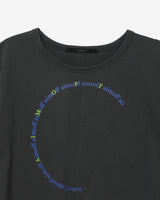 サークルレタリング 1/2 Tシャツ [ チャコール ]