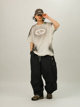 EN Rip-stop Carpenter Banding Parachute Pants