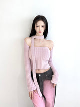 1079. Pink washing denim wide pt