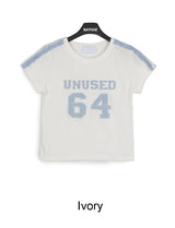 Tora Denim Tape Crop Top