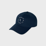 SUNLIT LETTERING BALL CAP (NAVY)