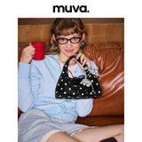 muva. ポルカドット ミニ ライスボールバッグ