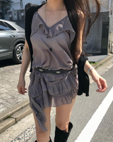 ラブオブスリムデイフリルカーディガン