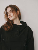Anorak hood jumper (Black)