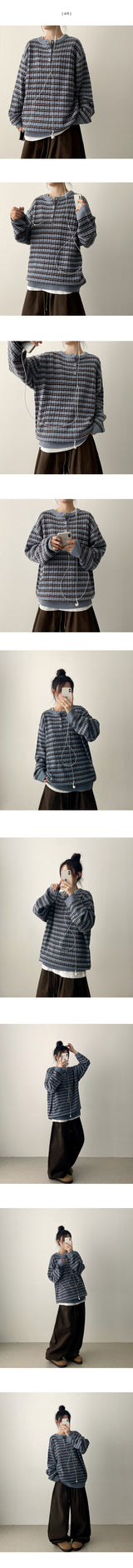Linky Dangara Snap Round Knit