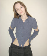  4WAY BUTTON KNIT SHIRT