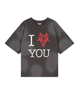 I YOU T-SHIRT (BROWN)