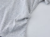 レイヤードカラーリブ半袖Tシャツ
