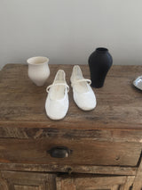 Lace see-through flats