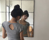 plumpy wrap lace glam top