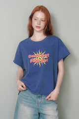 サンズアウト,パリスアウトTシャツ [Navy]