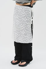 (W) Cloud Wrap Skirt (2color)