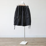 ADU CARGO BERMUDA DENIM PANTS