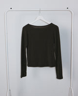 Kibet Heart Vintage Printed Long Sleeve T-Shirt