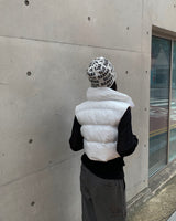 ハイクロップ中綿ベスト