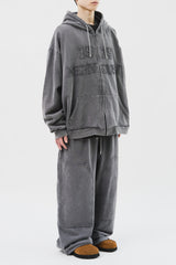 Nerv Pigment Hooded Zip Up (3color)