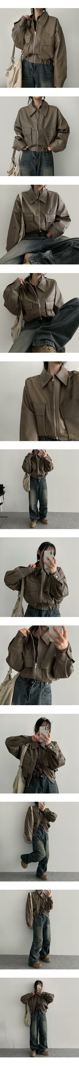 Weha knee shirring wide denim pants