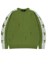 STAR CRASH KNIT CREWNECK