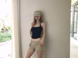 double square halter top(4 color) 