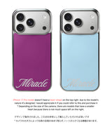 Miracle Magsafe Mirror Silver Glass Bumper Case(Purple)