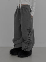 ウィンターレタリングフリースパンツ